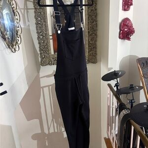 Bluenotes Black Jogger Overalls with Pocket